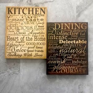 EUC KITCHEN WALL ART
